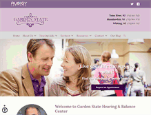 Tablet Screenshot of gardenstatehearing.com